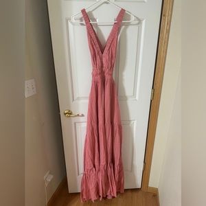 Women’s Pink Maxi Dress L